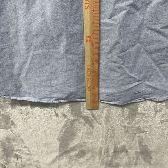 Ralph Lauren Shirt Mens 2XLT Tall Blue‎ Classic Fit Flesh Pony Chambray Preppy - Picture 5 of 8